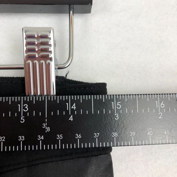 7 For All Mankind Women's Size 26 Black Mixed Media Faux Suede Zip Skinny Pants - Picture 5 of 13